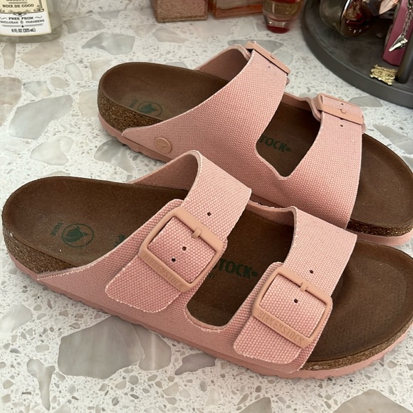 Birkenstock Shoes - Birkenstock Arizona Vegan textile pink size 39 (8-8.5)